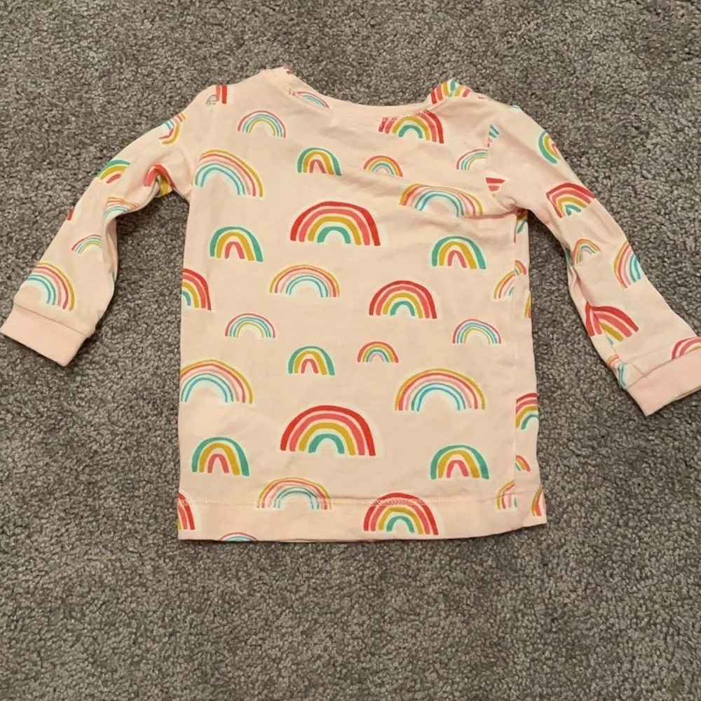Angel Dear Pink Rainbow Pajama Set
